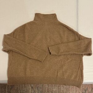 Pilcro camel cashmere sweater XS